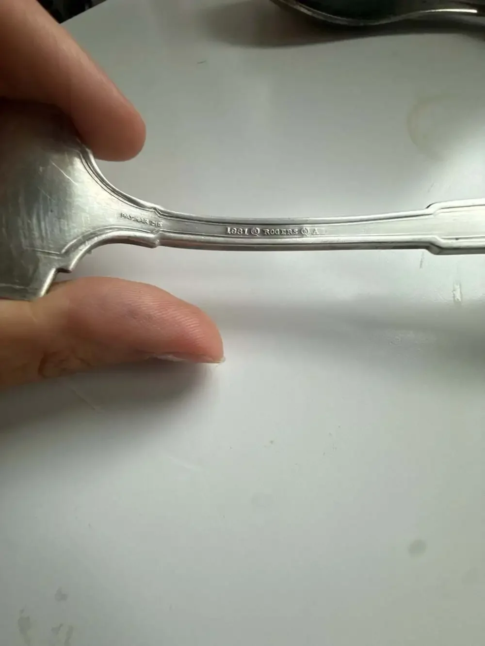 1881 Rogers Grecian 1915 Cold Meat Serving Fork